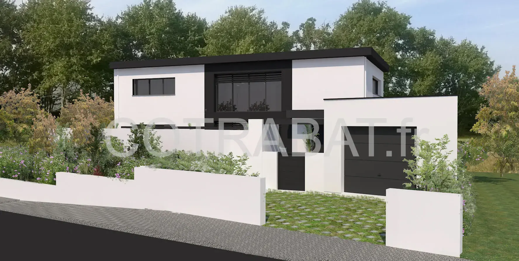 Plan 3D villa Bouliac