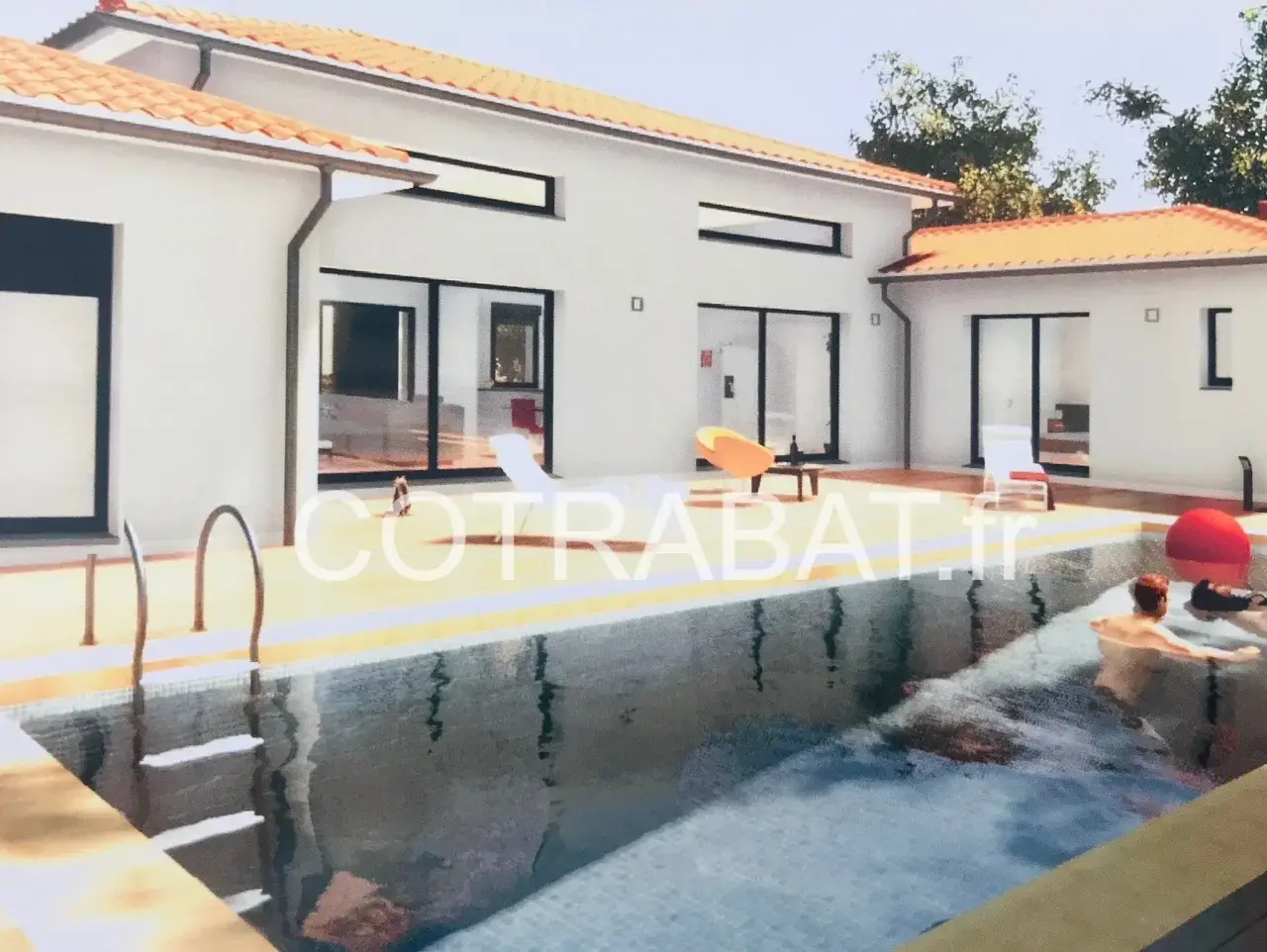 Plan 3D villa Camblanes