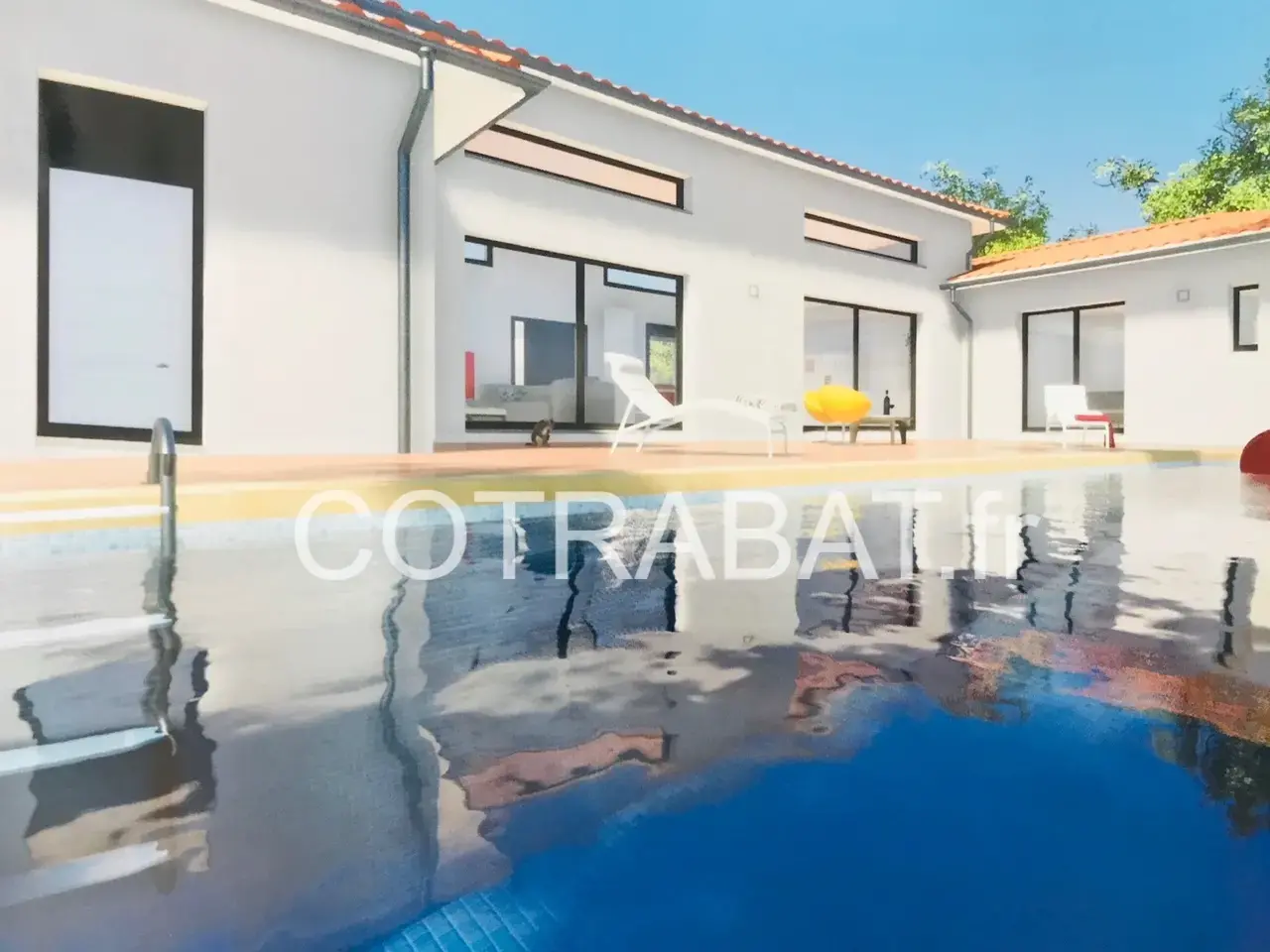 Plan 3D villa Camblanes