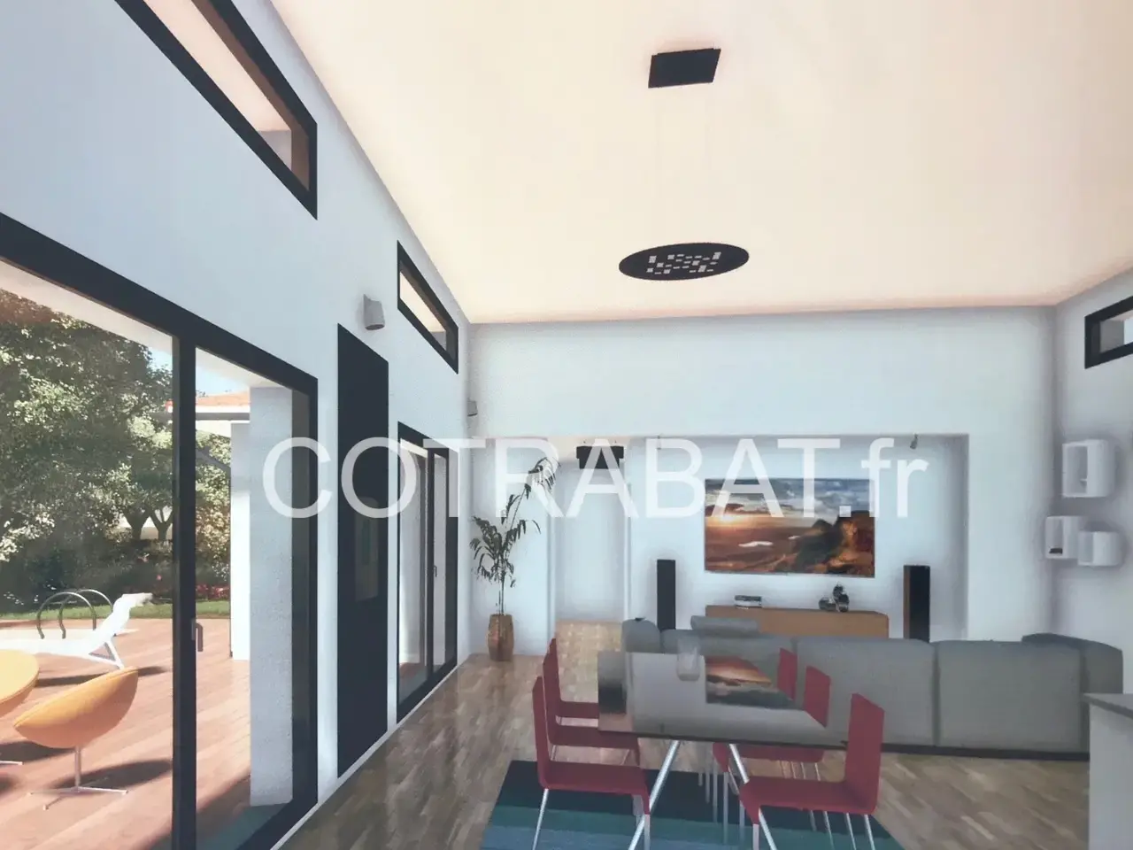 Plan 3D villa Camblanes