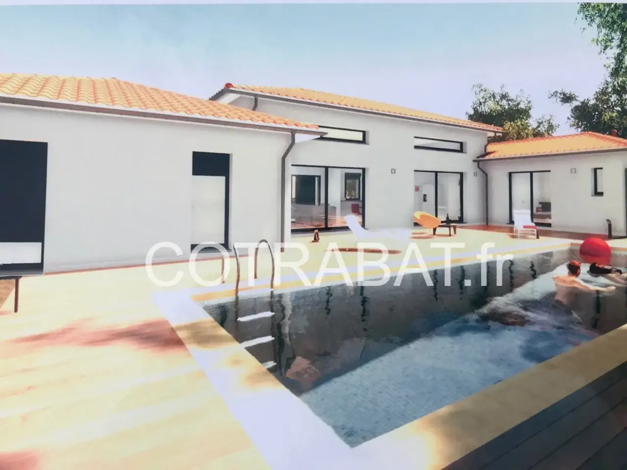 Plan 3D villa Camblanes