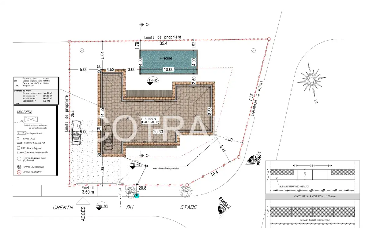 Plan 3D villa Camblanes