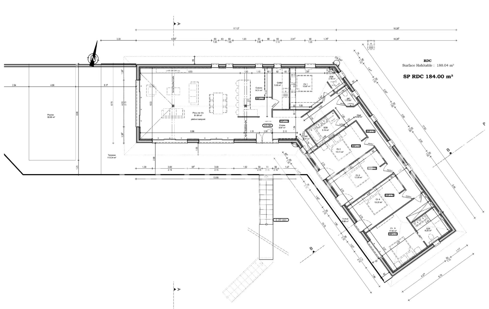 Plan 3D villa Carcans