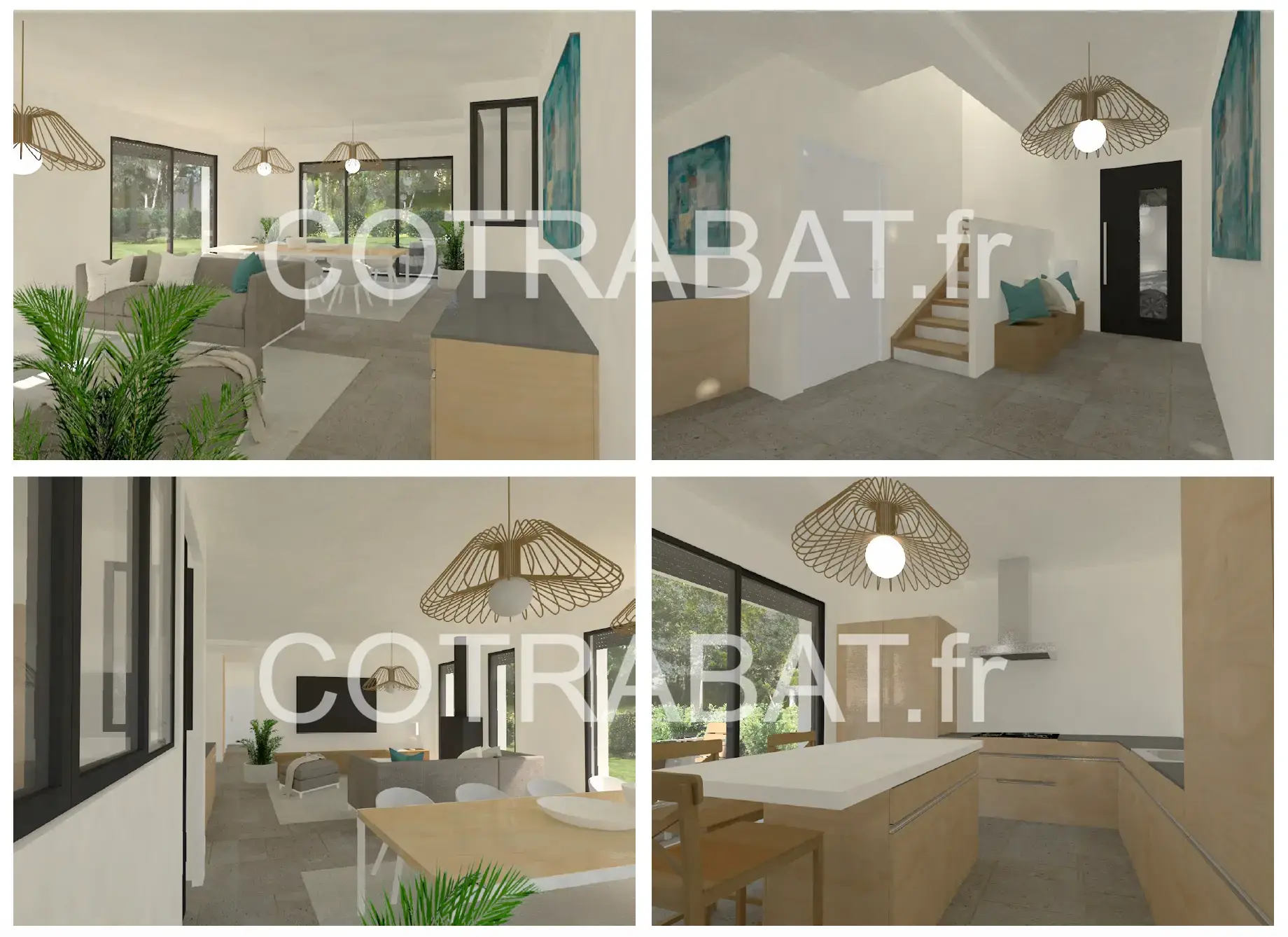 Plan 3D villa Carignan