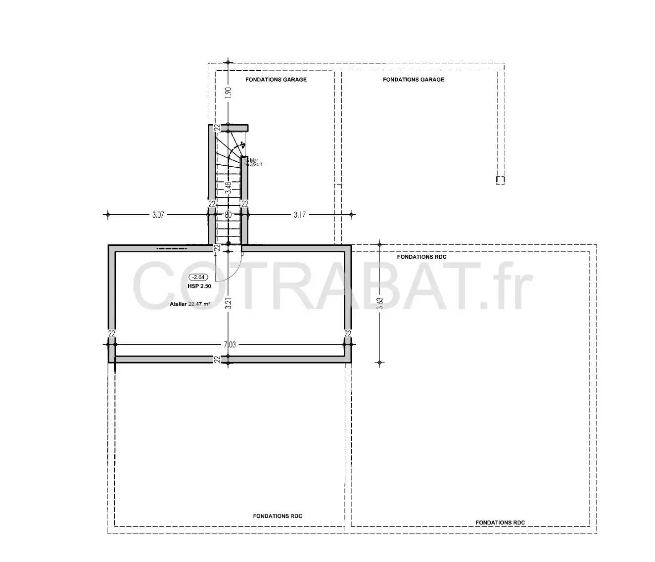 Plan 3D villa Carignan