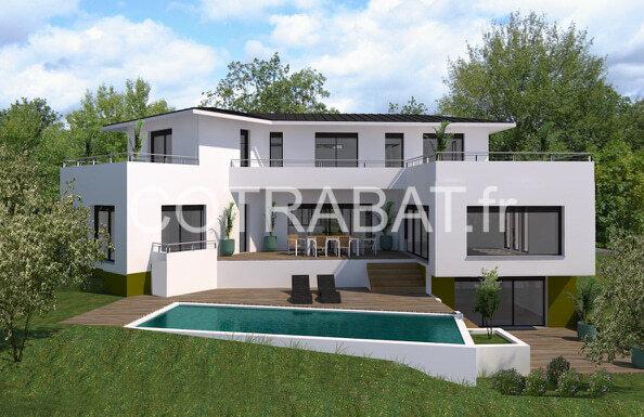 Plan 3D villa Arcachon