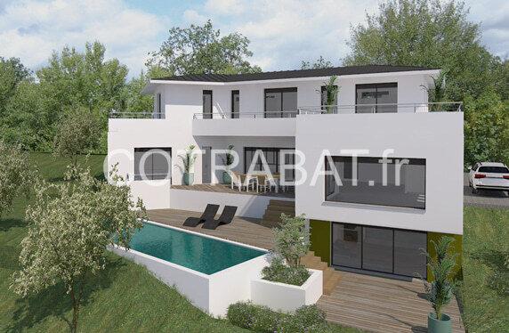 Plan 3D villa Arcachon