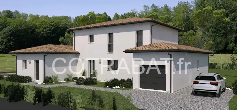 Plan 3D villa Latresne