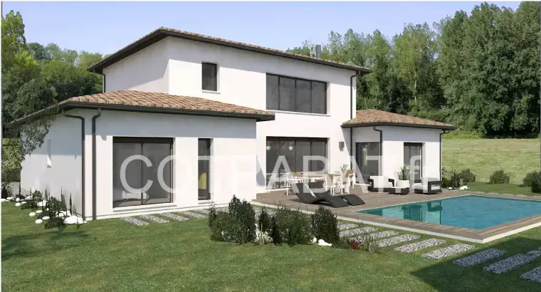 Plan 3D villa Latresne