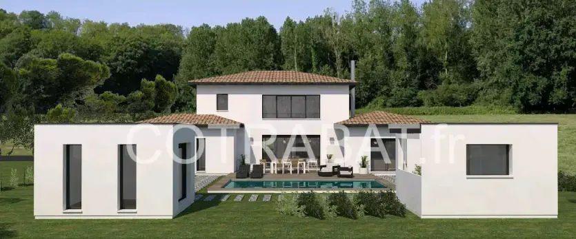 Plan 3D villa Latresne