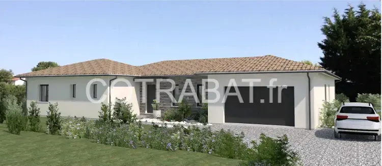 Plan 3D villa Leognan