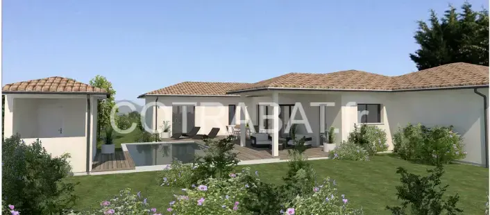Plan 3D villa Leognan