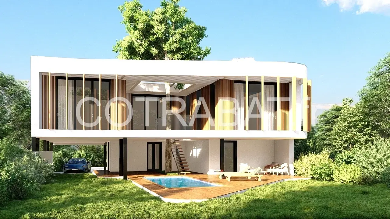 Plan 3D villa Pessac