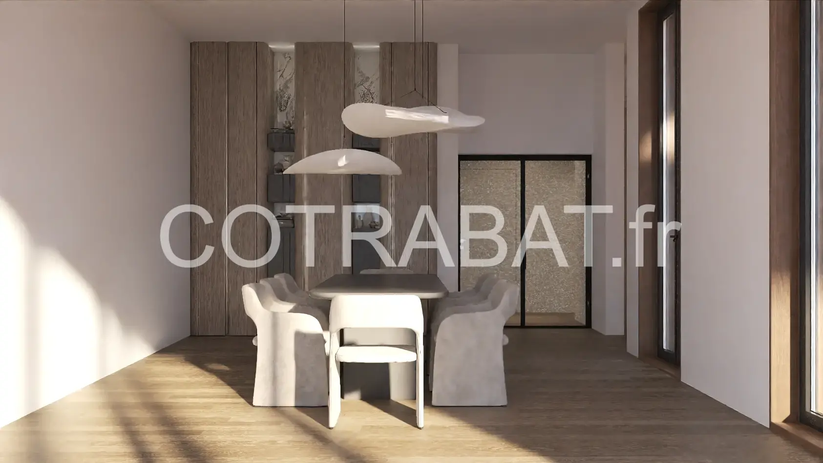 Plan 3D villa Pessac