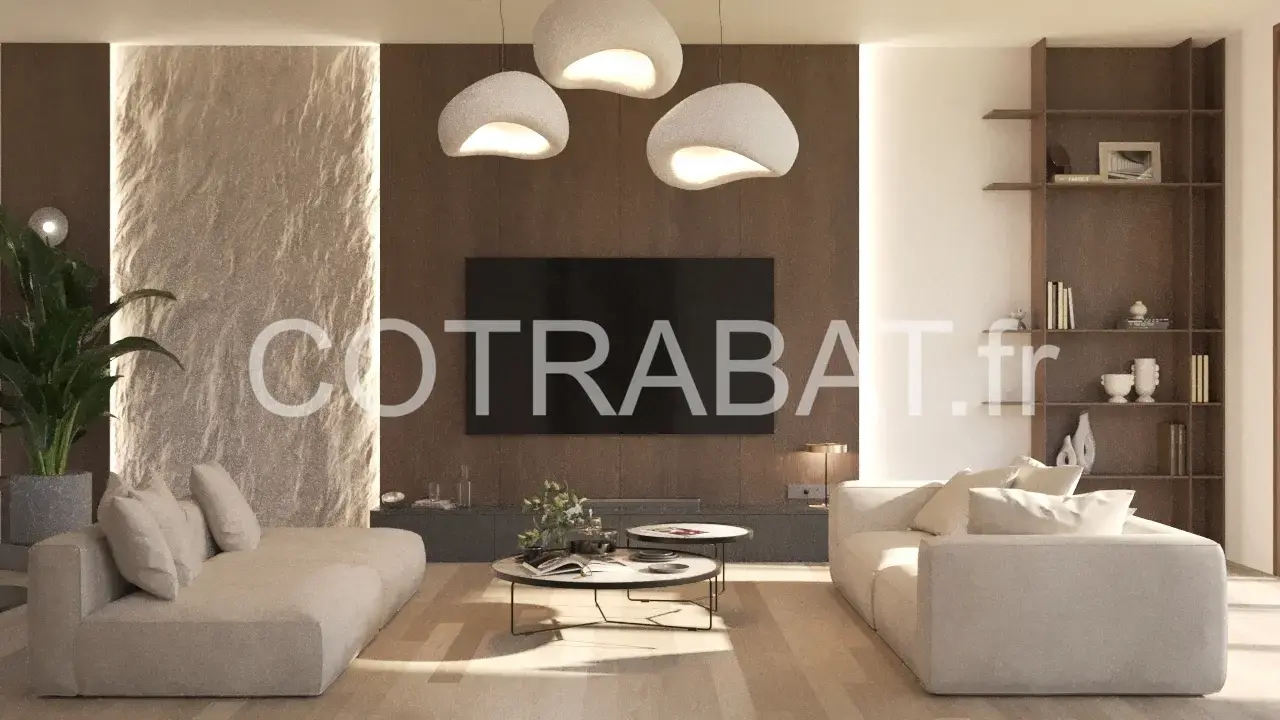Plan 3D villa Pessac