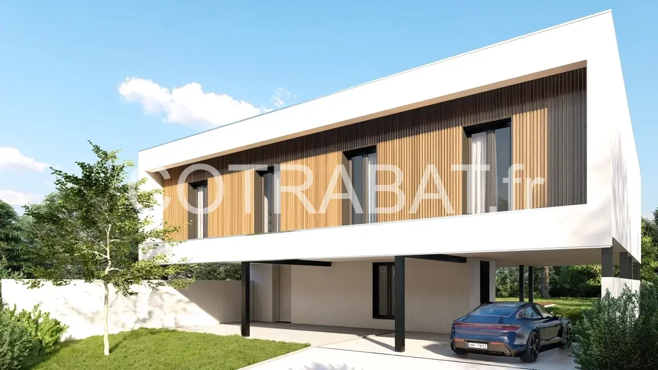 Plan 3D villa Pessac