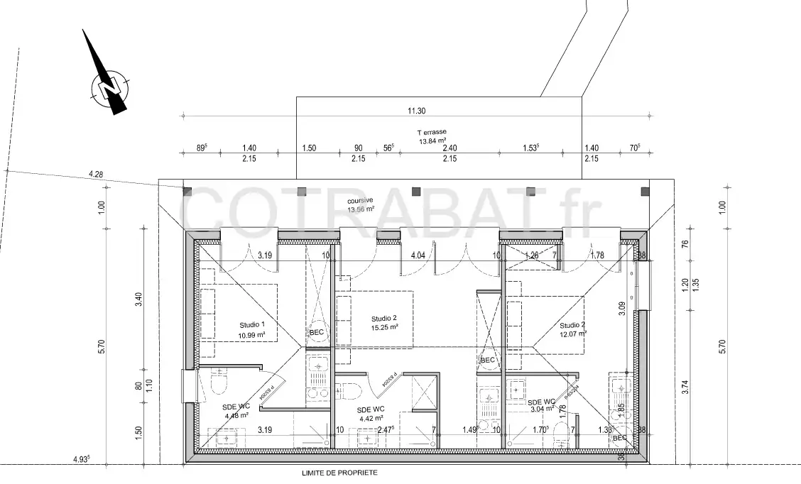 Plan 3D villa Soulac