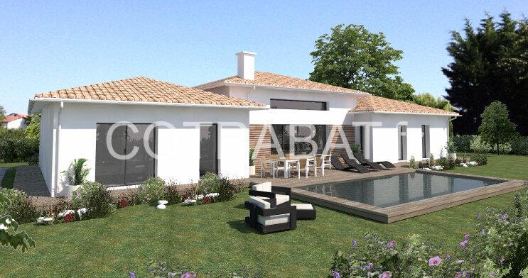 Plan 3D maison Leognan
