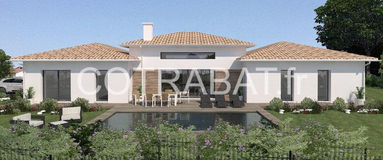 Plan 3D maison Leognan