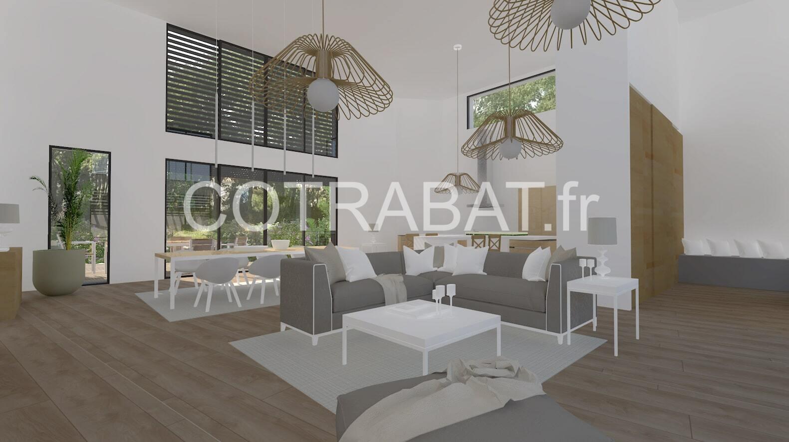 Plan 3D villa Bouliac