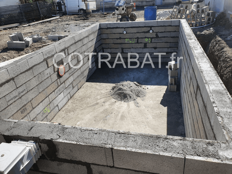 Construction maison piscine Talence