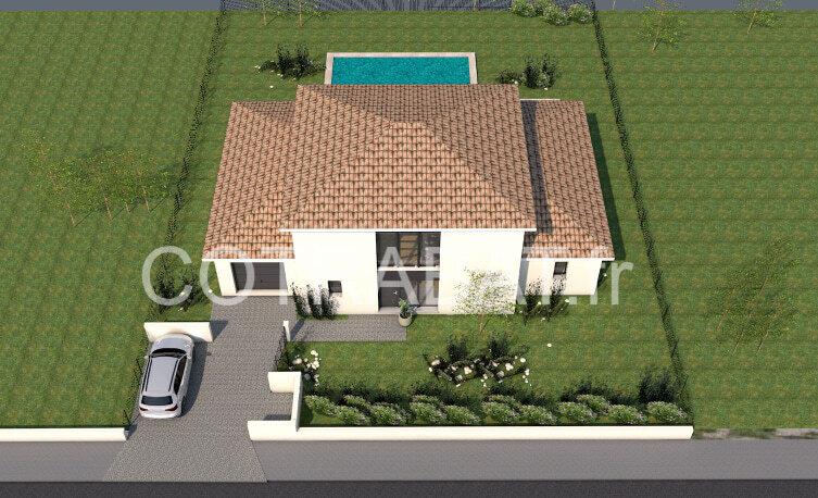 Plan 3D maison Carignan