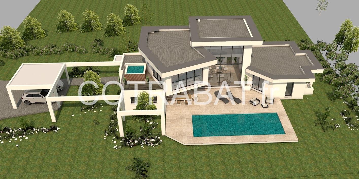Plan 3D maison Pompignac