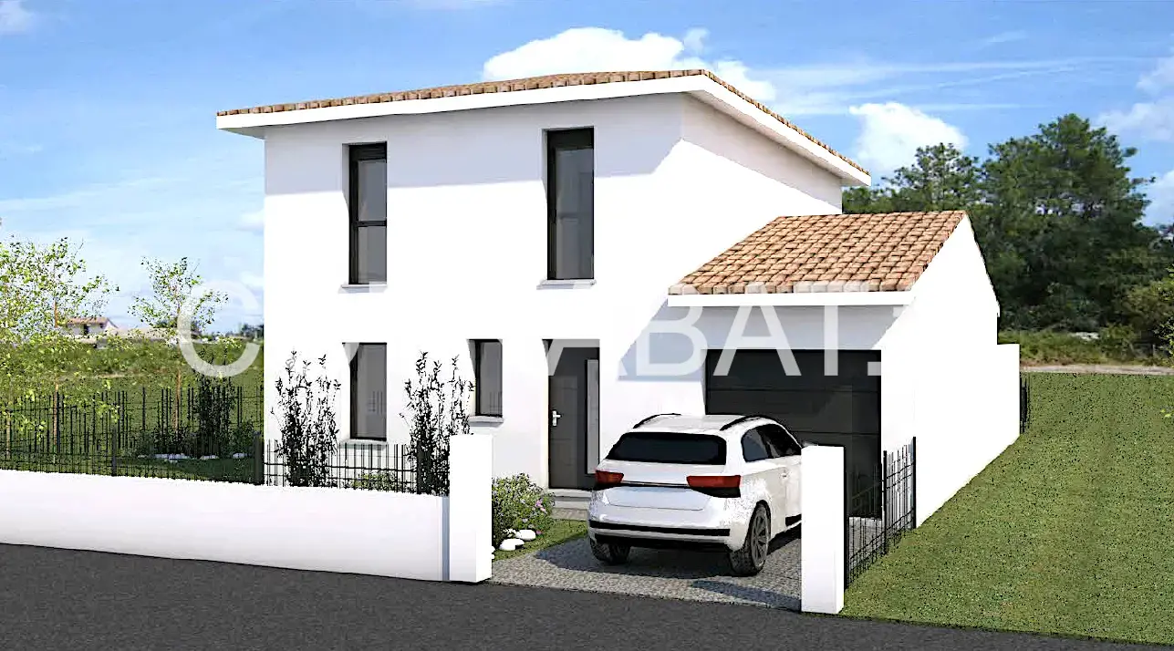 Plan 3D maison Quinsac