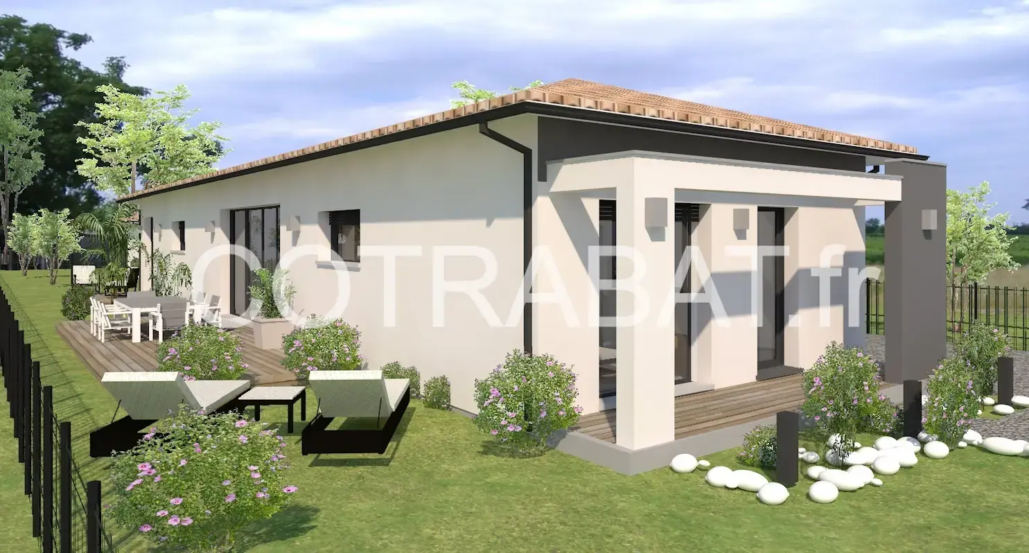 Plan 3D maison Saint Sulpice et Cameyrac