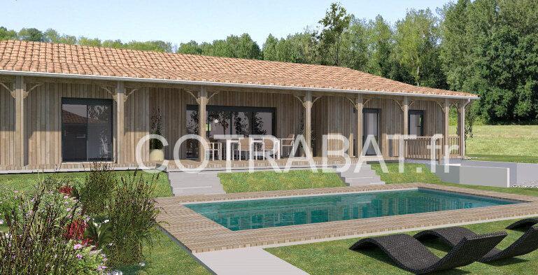 Plan 3D villa Soulac