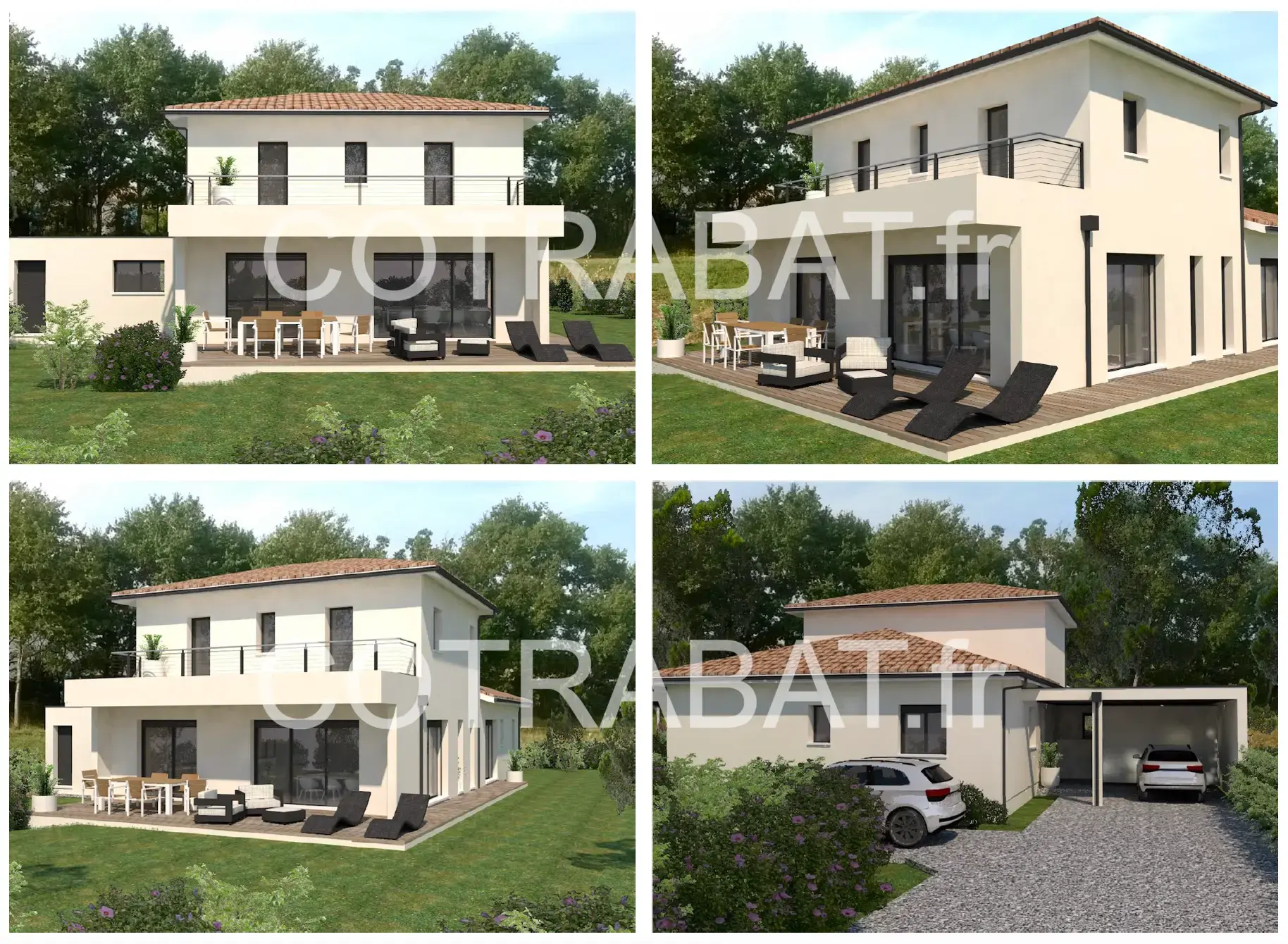 Plan 3D villa Carignan