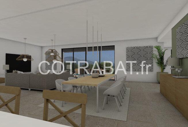 Plan 3D maison Leognan